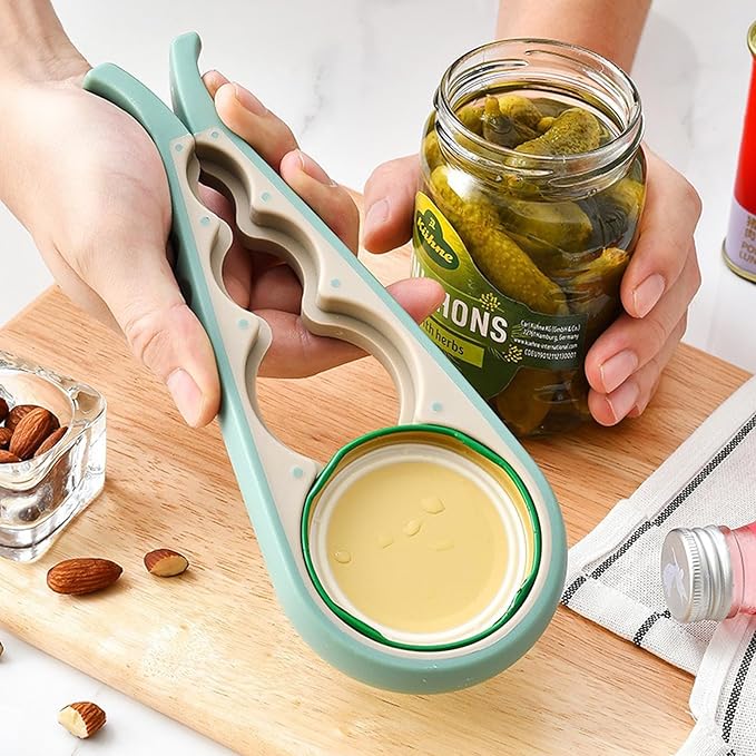 Bottle Opener for Arthritic Hand,Jar Opener for Old People, Children, Women, Those with Weak Hands,Multifunctional Kitchen Gadgets (A-Green) - Image 6