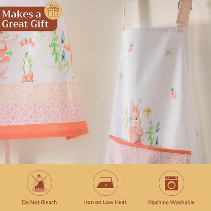 Maison d' Hermine 100% Cotton Apron for women with Pocket Kitchen Chef Apron for Men Cooking Mothers Day Gifts - Image 5
