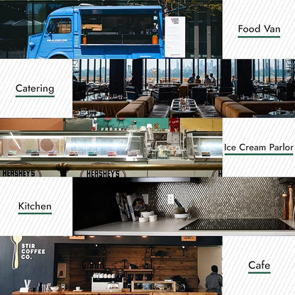 CURTA Expandable 18/8 Stainless Steel Spice Rack Set, NSF Certified, 2-Tier Inclined Organizer Shelf with 6 1/6 6" Pan&Lid, 13.8"-23.6" Adjustable, Countertop Holder for Seasoning Ingredients