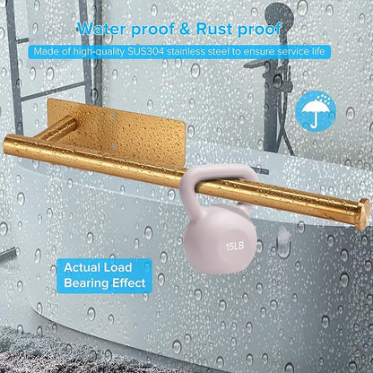 2nd Gen Paper Towel Holder Under Cabinet No Drilling, [More Sturdy] Self Adhesive or Drilling Paper Towel Holder Wall Mount for Kitchen, RV, [Fit Mega Paper Towel Roll] SUS304 Stainless Steel - Image 6