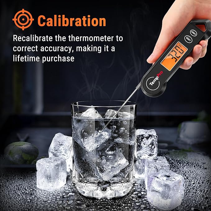 TempPro TP19H Waterproof Digital Meat Thermometer with Ambidextrous Backlit and Motion Sensing Cooking Food Thermometer for BBQ Grill Smoker Oil Fry Candy Thermometer (Previously ThermoPro) - Image 6