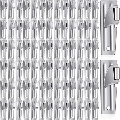 Chumia 80 Pieces P-51 Camping Can Opener Stainless Steel Military Survival Army Backpack Can Opener