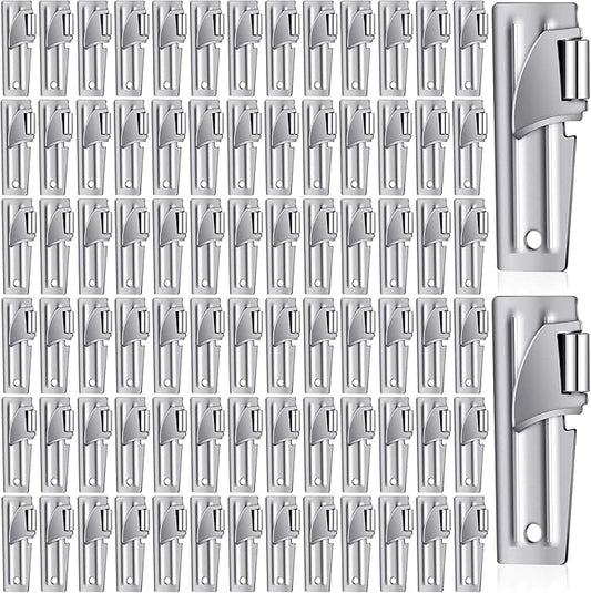 Chumia 80 Pieces P-51 Camping Can Opener Stainless Steel Military Survival Army Backpack Can Opener