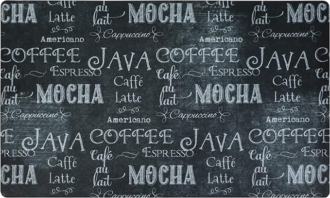 Drymate Coffee Maker Mat, (Coffee Station Bar Accessory) Protects Kitchen Countertops From Spills, Stains & Scratches, Absorbent, Waterproof, Washable (USA Made) (12” x 20”) (Java Chalkboard) - Image 8