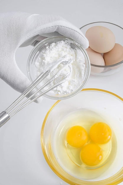 Mini Whisk, Stainless Steel Skinny Small Whisk Egg Beater for Blending, Whisking, Beating, or Stirring - Image 2
