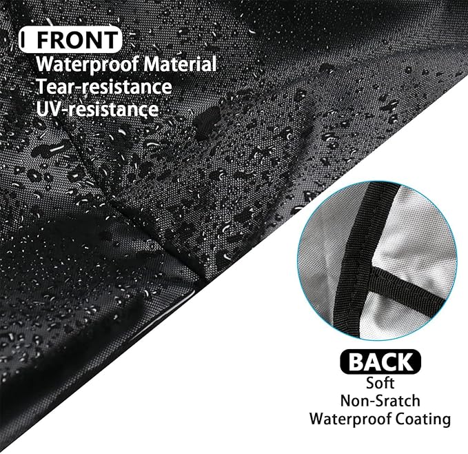 TheElves Custom Cover, Outdoor Covers Waterproof & Windproof & UV-Resistant & Tear-Resistant, Heavy Duty Cover for Patio BBQ Grills, Smokers and Fryers