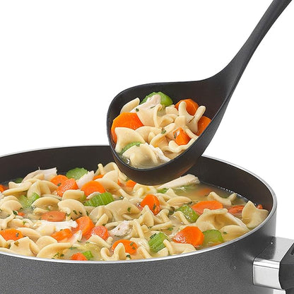 GoodCook Touch Serving and Cooking Nylon Ladle, Black - Image 6