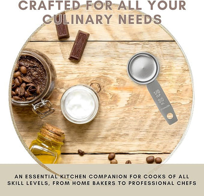 1/8 Cup Stainless Steel Measuring Cup | Sturdy Metal 30 ml | 30 cc | 1 oz | Single Cup for Wet and Dry Ingredients | Great for use as 1/8 Cup Coffee Scoop - 1 PK - Image 7