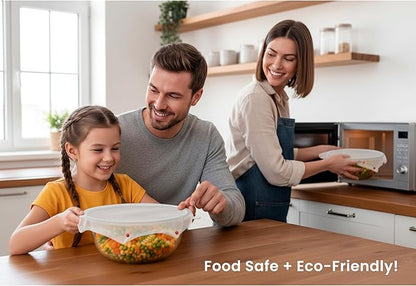 Microwave Spatter Screen, Reusable, Non-Stick Mesh, Folds Flat, 13 Inch Splatter Guard, BPA Free, Tested Food Contact Safe, Made in the USA. Red Beads - Image 2