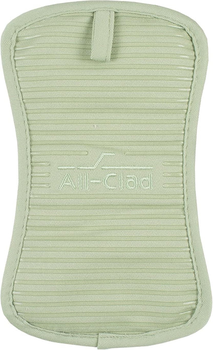 All-Clad Premium Pot Holder & Hot Pad: Heat Resistant to 500 Degrees - 100% Cotton, 10"x6.25" Hot Pad for Kitchen and Barbeque, (1-Pack), Fennel - Image 2