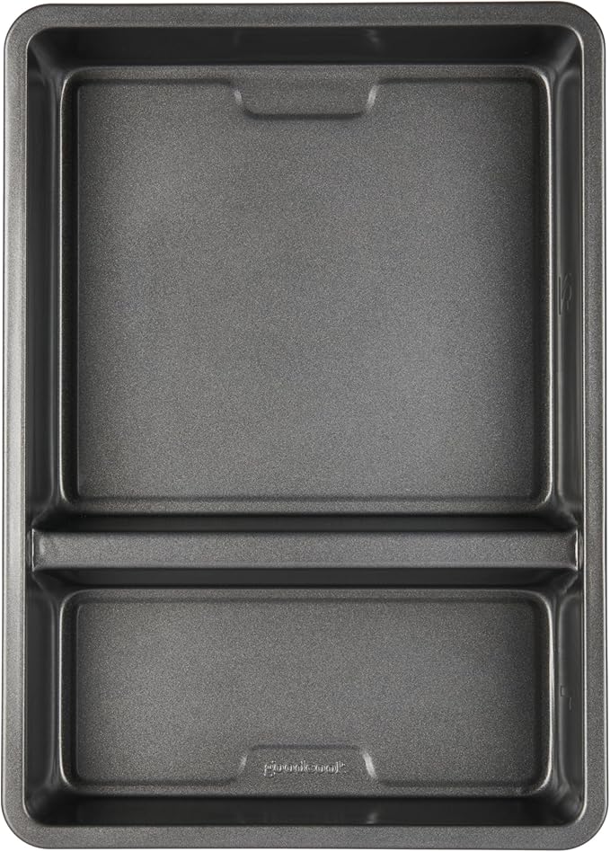 GoodCook Divided Baking Sheet Premium Carbon Steel Nonstick Pan, 9 x 13-Inch