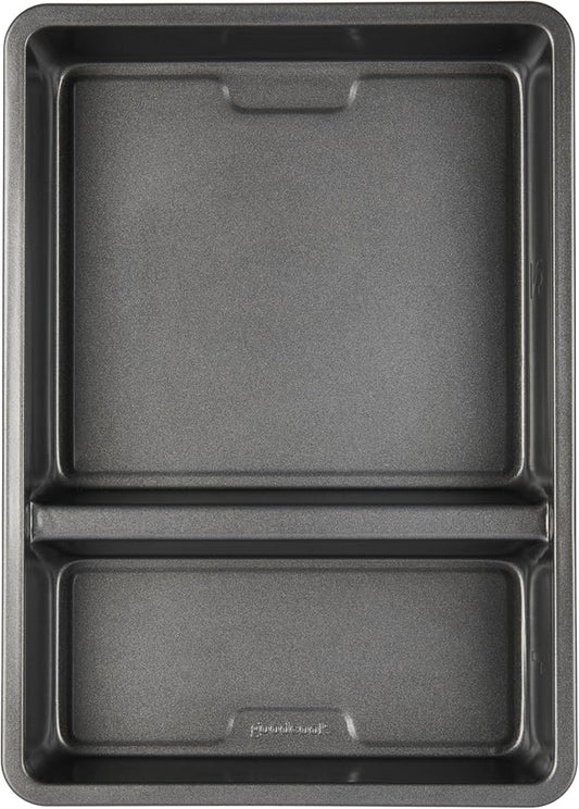GoodCook Divided Baking Sheet Premium Carbon Steel Nonstick Pan, 9 x 13-Inch