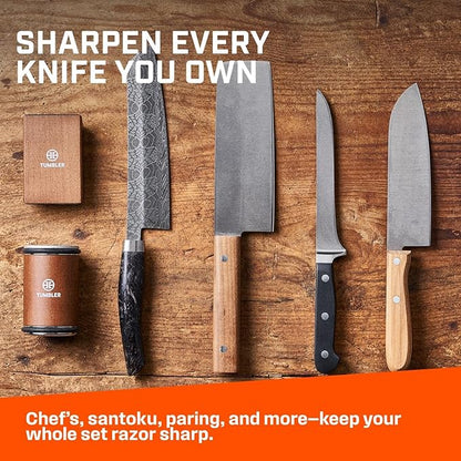 Tumbler Rolling Knife Sharpener Starter Set - Knife Sharpening Made Easy - Ultimate Gift for Father's Day - Image 6