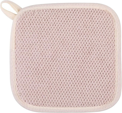 GeeRic Microfiber Dish Drying Mat, Super Absorbent Kitchen Dish Drying Pad for Mother's Day, Reversible Gift Mats for Countertop, 7 * 7 inch Beige by GeeRic