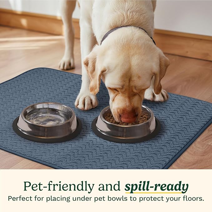 Cuisinart Dish Drying Mats for Kitchen Counter - (2) 18" x 24" Ultra Absorbent Dish Drying Mat XL - Foldable, Machine Washable, Fast Drying Dish Mat (Geostripe) - Image 5