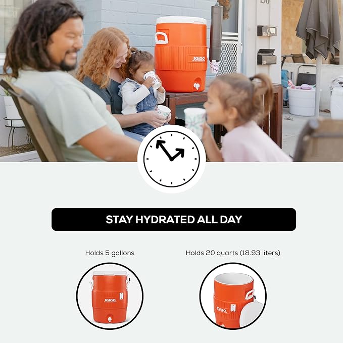 Igloo Sports Cooler | Insulated Beverage Dispenser with Spout |Portable Handwashing Station - Image 6