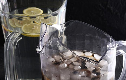 New Star Foodservice Commercial Polycarbonate Water Pitcher, 60 oz, Clear - Image 5