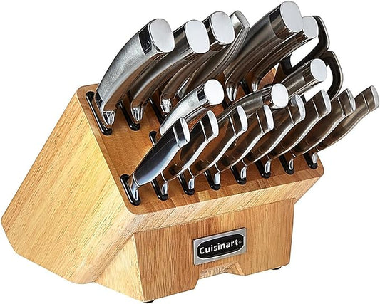 Cuisinart C77SS-19P Normandy 19 Piece Cutlery Block Set, Stainless Steel by Cuisinart