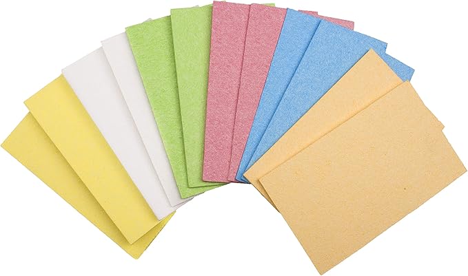 ARCLIBER Cleaning Scrub Sponge,Cellulose Non-Scratch for Kitchen,Bathroom,Cars,Colorful Compressed Sponge (18 Pack) - Image 4