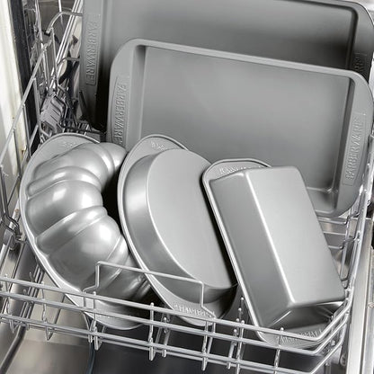 Farberware Nonstick Bakeware 3-Piece Cookie Pan Set, Gray - Image 8