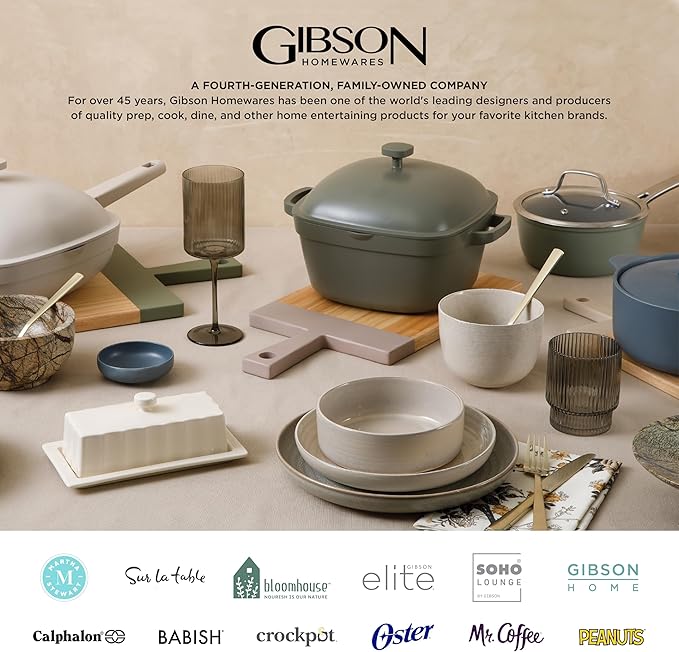 Gibson Home Addlestone 2.65 Quart Round Enamel Cast Iron Dutch Oven Pot With Lid & Dual Handles - Gradient Red - Image 3