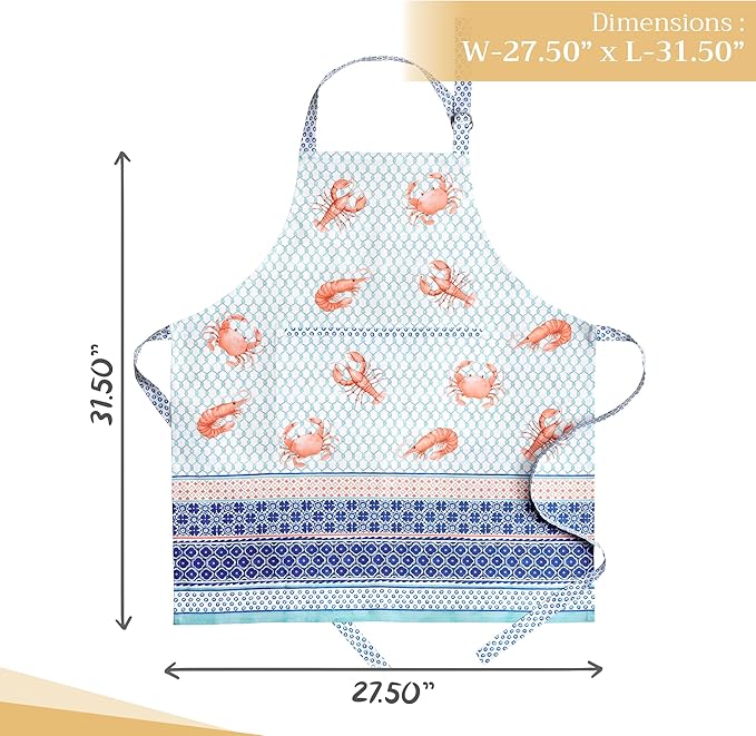 Maison d' Hermine 100% Cotton Apron for women with Pocket Kitchen Chef Apron for Men Cooking Mothers Day Gifts - Image 4