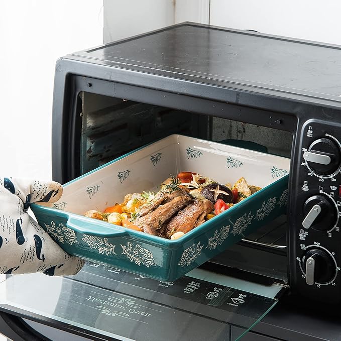 Wisenvoy Baking Dish Ceramic Lasagna Pan Casserole Dish 3-Piece Bakeware Sets Baking Dishes Baking Set Baking Dish Set - Image 3