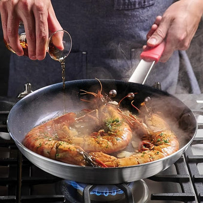 Tramontina Professional 12-Inch Ceramic Non Stick Large Frying Pan, Heavy-Gauge Aluminum Skillet with Ceramic Nonstick Coating, Dishwasher and Oven Safe, Black - Image 2