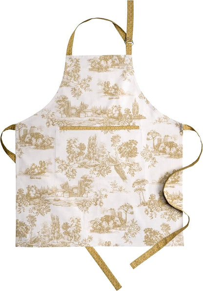 Maison d' Hermine 100% Cotton Apron for women with Pocket Kitchen Chef Apron for Men Cooking Mothers Day Gifts