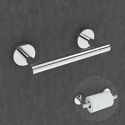RARXTR Toilet Paper Holder Chrome SUS304 Stainless Steel Double Post Pivoting Polish Chrome Toilet Paper Roll Holder Wall Mounted Toilet Tissue Holder for Commercial Bathroom RV, Polished, 2 Pack
