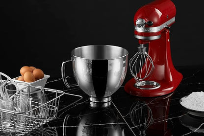 5 QT Stainless Steel Mixer Bowl Compatible With KITCHENAID TILT-HEAD STAND MIXERS 4.5-Quart (4.3 L) And 5-Quart (4.7 L) (Stainless Steel Polished) - Image 4