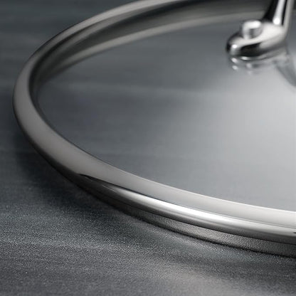 Tramontina Tri-Ply Clad Stainless Steel 6-Quart Braiser Pan with Glass Lid, Induction-Ready, Dishwasher-Safe, NSF-Certified - Image 6