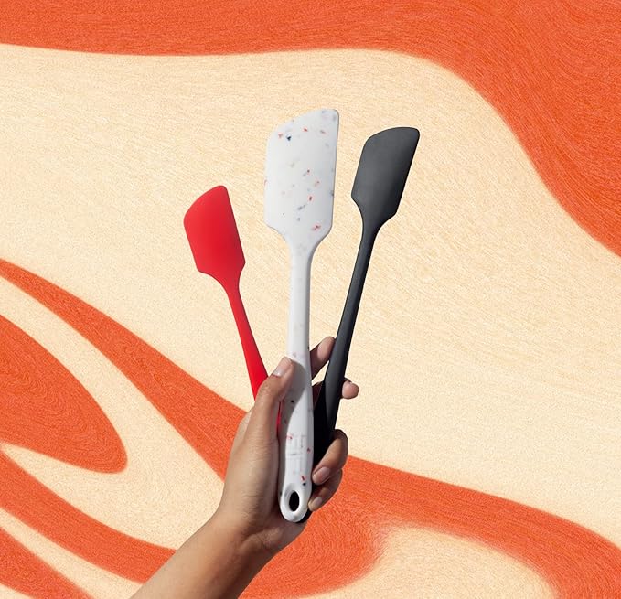 GIR: Get It Right Silicone Kitchen Spatula - Non-toxic Cooking Utensils for Nonstick Cookware, Cooking and Baking, Mini - 8IN - Red