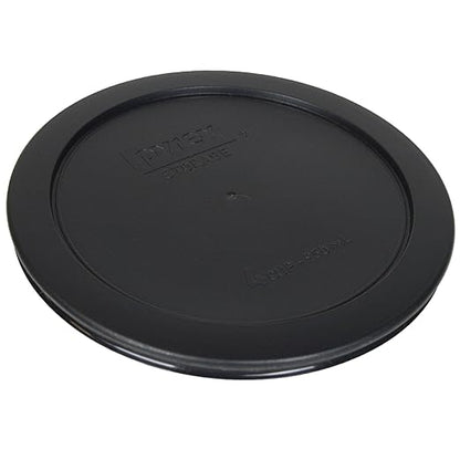 Pyrex 7201-PC 4-Cup Black Food Storage Replacement Lid (2-Pack) - Made in USA - Image 2