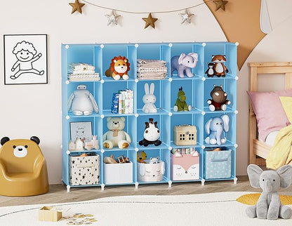 Portable Closet 6 Cube Closet Organizer and Storage Shelf Bookcase with Metal Hammer, Organizer Cabinet for Kids, Bedroom, Bathroom - Image 7