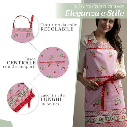 Maison d' Hermine 100% Cotton Apron for women with Pocket Kitchen Chef Apron for Men Cooking Mothers Day Gifts - Image 5