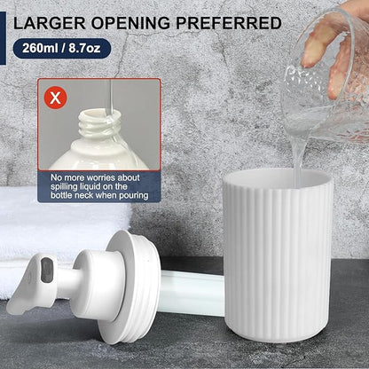 Automatic Soap Dispenser Foaming Touchless: 9oz White Plastic - Rechargeable Electric Smart Auto Foam Soap Dispenser - Hand Dish Bathroom Kitchen - Image 4