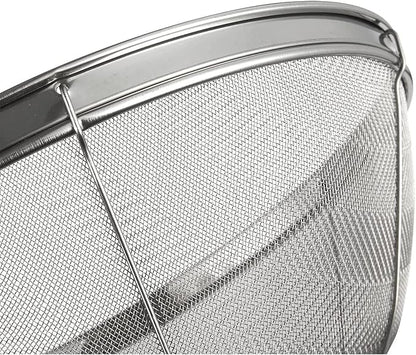 Juvale Stainless Steel Fine Mesh Strainer - Durable Rust-Resistant Mesh Colander - Ergonomic Handle Rice Colander - Ultra-Fine Flour Sifter - Dishwasher Safe with Stable Design - 11 in x 4 in, Silver - Image 8