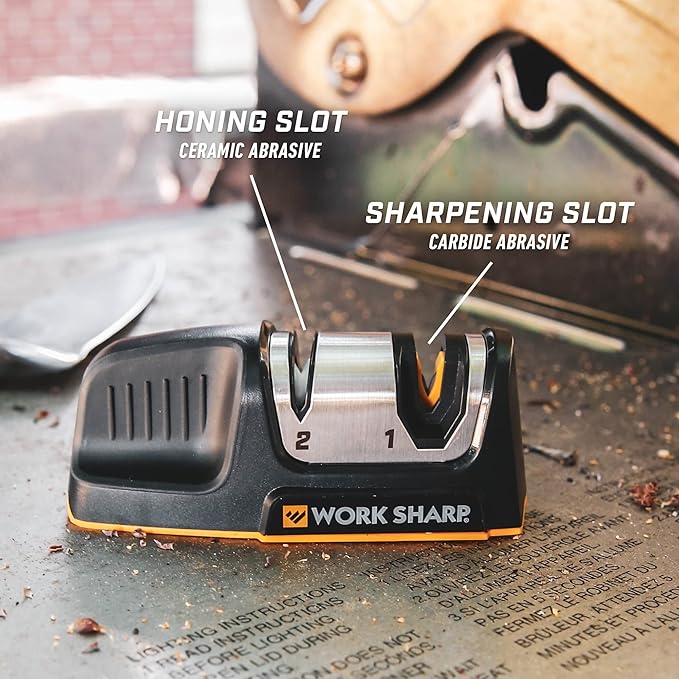 Work Sharp Kitchen Edge Sharpener - Ergonomic - For Chef, Santoku, Paring, & Serrated Knives - Image 2