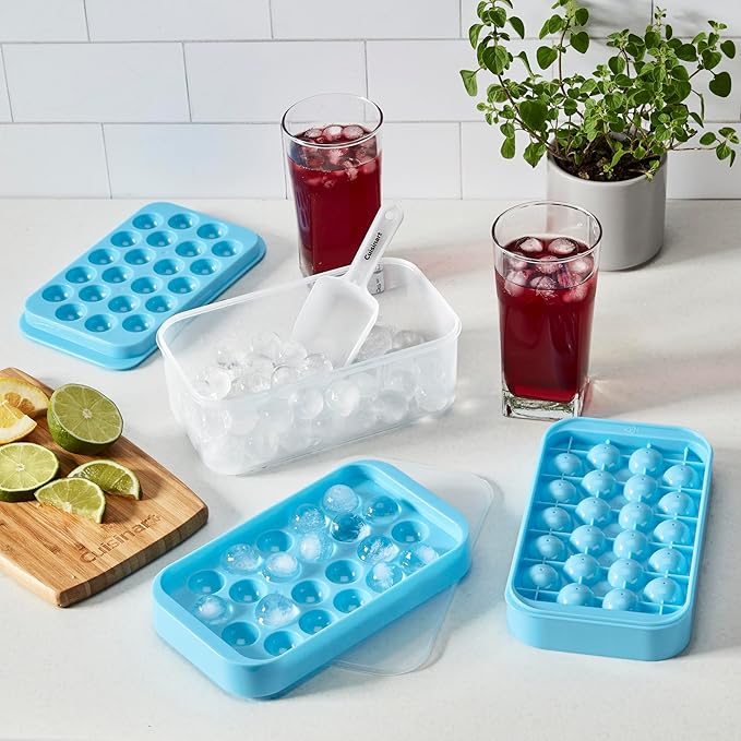 Cuisinart 5-PC Round Ice Cube Tray, CTG-00-IS