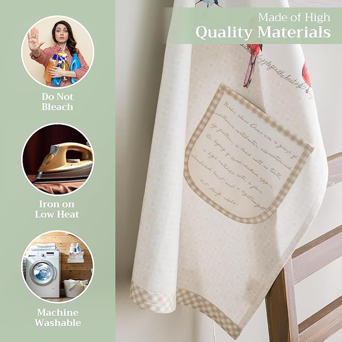 Maison d' Hermine 100% Cotton Apron for women with Pocket Kitchen Chef Apron for Men Cooking Mothers Day Gifts - Image 3