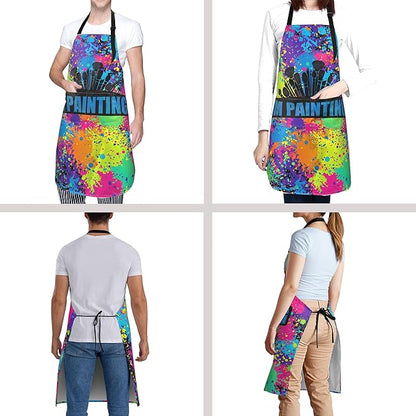 Funny Apron Polyester Grooming Aprons with Pocket for Cooking Kitchen Grilling Adults
