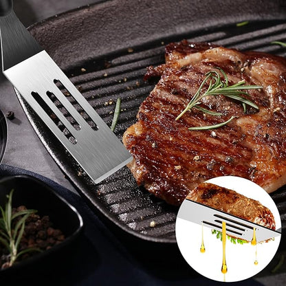 Small Spatula 5 Pieces, Metal Spatulas for Kitchen Use, Stainless Steel Mini Serving Spatula for Flipping and Cooking, Ideal for Brownies, Tiramisu, Cookie, Lasagna or Pancakes, etc