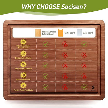 Bamboo Cutting Board Set Non Slip Feet Over Sink Gifts Best Mama Mommy Bonus Busy Mom Ever Christmas Xmas Birthday Law Step Stepmom Stepmother Who Have Everything Good Unique Useful Present