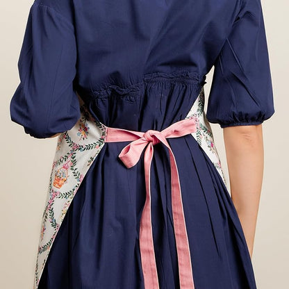 Maison d' Hermine 100% Cotton Apron for women with Pocket Kitchen Chef Apron for Men Cooking Mothers Day Gifts
