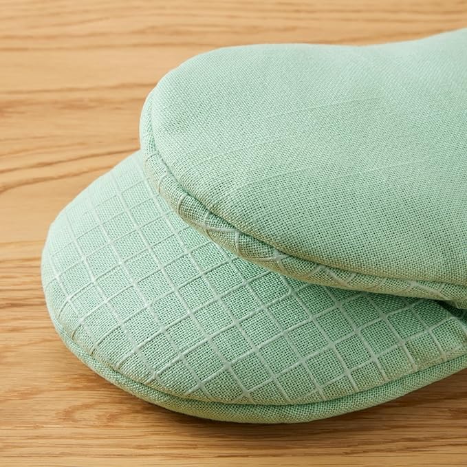 KITCHENAID Gourmet Series Gridlines Mini Oven Mitts 2-Pack Set, Heat Resistant up to 600°F, Soft Silicone Grip, Magnetic Cuff, Pistachio Green, 5.5"x9" - Image 3
