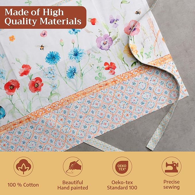 Maison d' Hermine 100% Cotton Apron for women with Pocket Kitchen Chef Apron for Men Cooking Mothers Day Gifts - Image 3