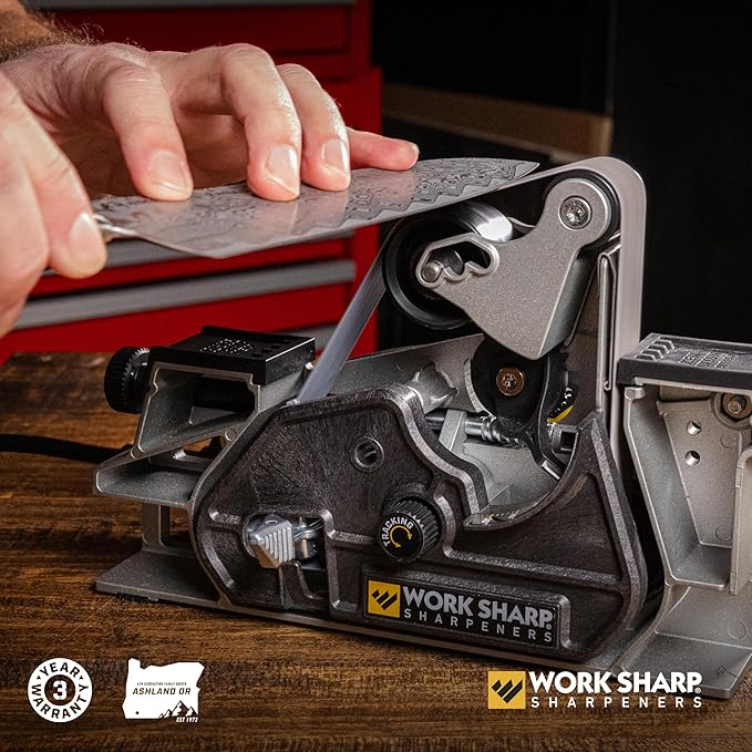 Work Sharp Ken Onion Edition Knife & Tool Sharpener Elite Mk2 - Adjustable Knife Sharpening System with Blade Grinding Attachment - Image 7