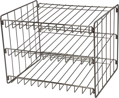Kitchen Details 3 Tier Can Organizer | Canned Food Storage Rack | Kitchen Cabinet and Pantry Organization | Holds 36 Cans | Space Saving | Onyx by KitchenDetails