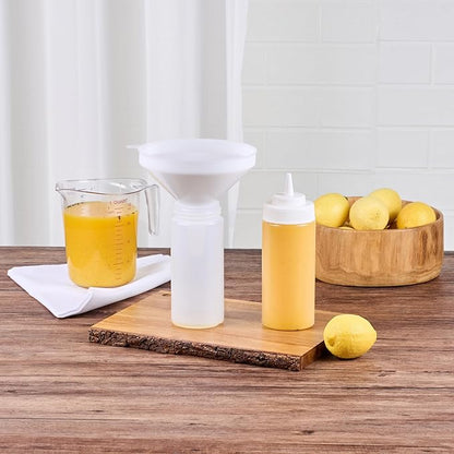 Restaurantware-Met Lux 24-ounce Plastic Funnel, 1 Plastic Funnel - Precise Spout, White Pouring Tool, Wide Spout, For Transferring Ingredients - Image 4